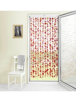 Maximex Wohndekoration<Sichtschutz-Vorhang in Rot/ Gelb - (L)190 x (B)90 cm