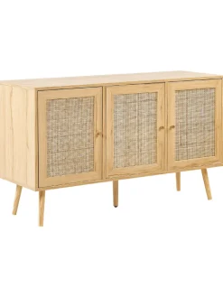 Beliani Regale & Schränke<Sideboard PEROTE in Braun/Gold - (W) 120 x (H) 71 x (L) 40 cm