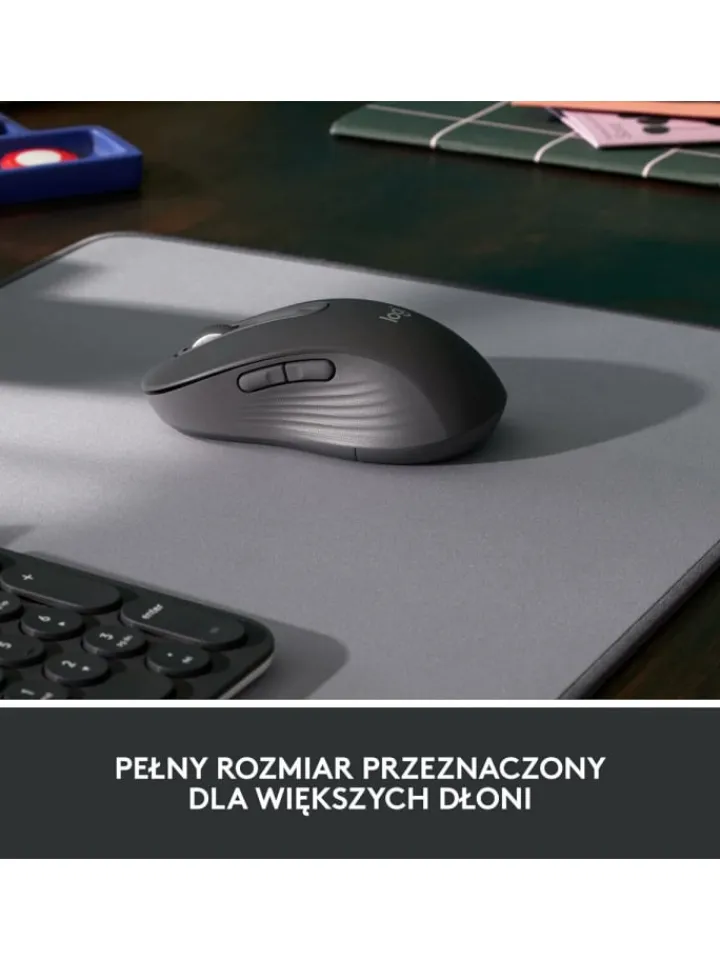 Logitech Tablets, Konsolen & Elektronisches Spielzeug<Signature M650 L for Business kabellose Maus, für große Hände in Schwarz