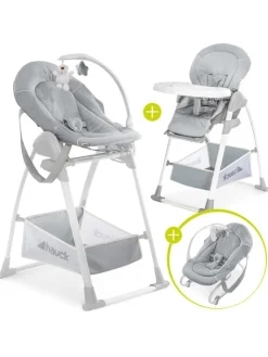 Hauck Babymöbel<Sitn Relax 3in1 - Hochstuhl ab der Geburt, in grau,weiss