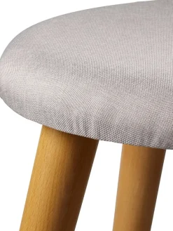 Echtwerk Sitzmöbel<Sitzhocker "Skandi" in Grau - (H)42 x Ø 40 cm