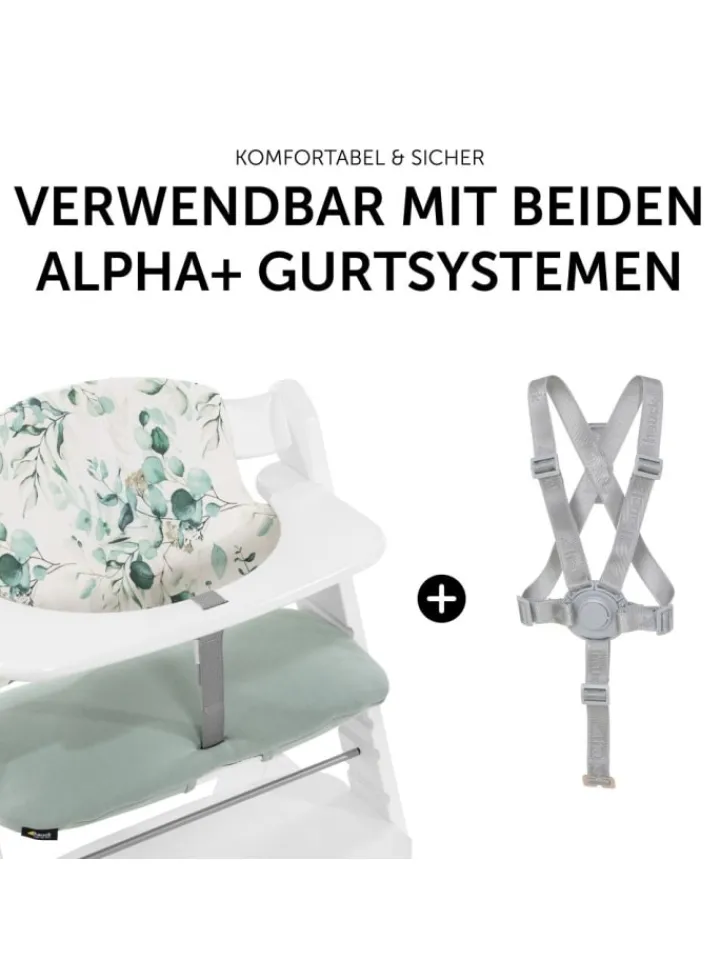 Hauck Babymöbel<Sitzkissen / Hochstuhlauflage für Alpha Hochstuhl in gruen,bunt