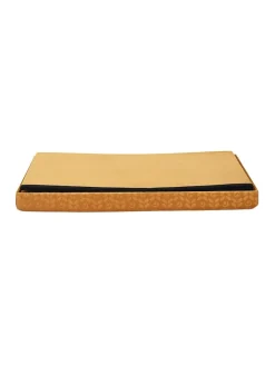 Rétro Chic Sitzmöbel<Sitztruhe in Gelb - (B)76 x (H)38 x (T)38 cm