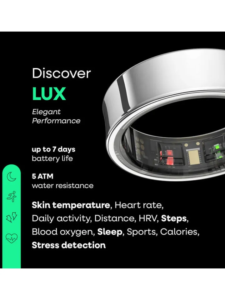 Nolatr Technik|Pflege & Gesundheit<Smart-Ring "Elite LUX" in Schwarz