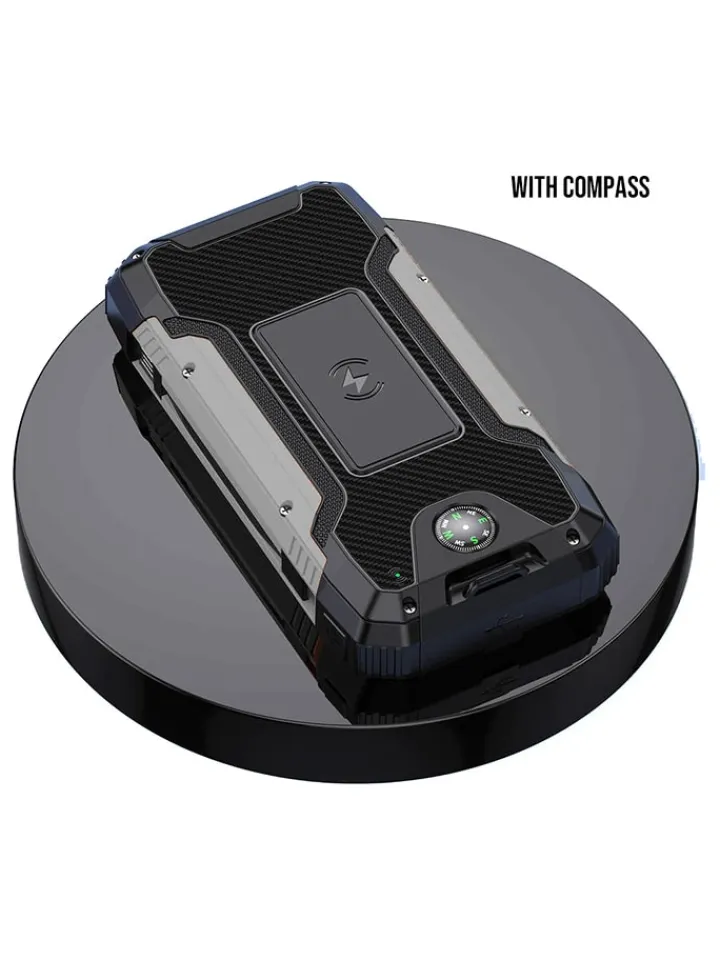 SWEET ACCESS Technikzubehör<Solar-Powerbank 30.000 mAh in Grau