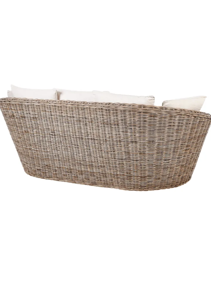 Beliani Gartenmöbel<Sonneninsel CAVO in /Beige - (W) 227 x (H) 80 x (L) 124 cm
