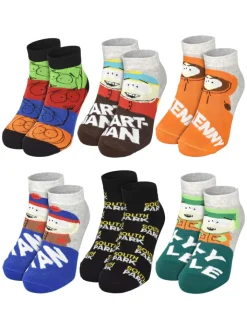 South Park Adventskalender<Socken Adventskalender mit 12 Paar Socken kurz und lang in Mehrfarbig