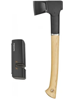 Fiskars Gartendekoration<Spaltaxt in Schwarz/ Beige