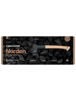 Fiskars Gartendekoration<Spaltaxt in Schwarz/ Beige