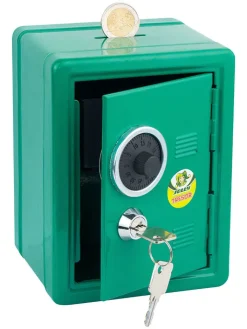 Jolly Wohndekoration<Spardose "Tresor" in Grün - (L)16,5 x (B)12,5 x (H)12 cm