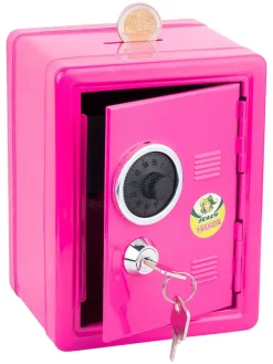 Jolly Wohndekoration<Spardose "Tresor" in Pink - (L)16,5 x (B)12,5 x (H)12 cm