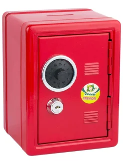 Jolly Wohndekoration<Spardose "Tresor" in Rot - (L)16,5 x (B)12,5 x (H)12 cm