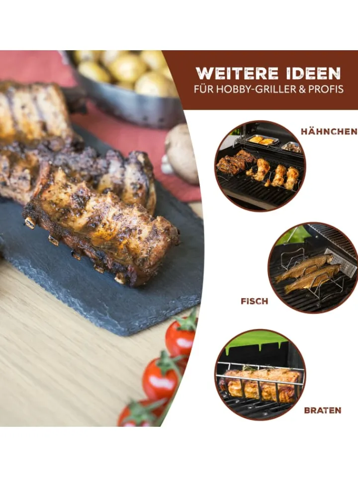 bremermann Grillen<Spare Ribs- und Bratenhalter