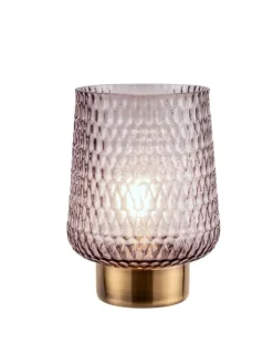 Pauleen Tischleuchten<Sparkling Glamour mobile Tischleuchte Timer Batterie Grau