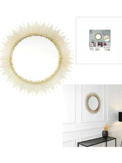 The Concept Factory Spiegel<Spiegel in Gold - Ø 59,5 cm
