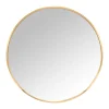 relaxdays Spiegel<Spiegel in Gold - 60 cm