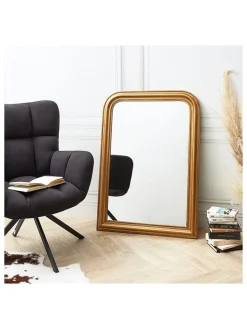 Rétro Chic Spiegel<Spiegel in Gold - (B)74 x (H)104 cm