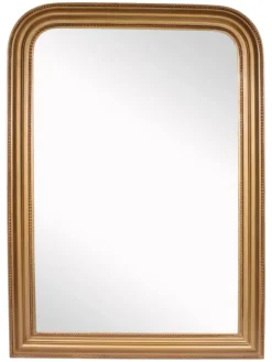 Rétro Chic Spiegel<Spiegel in Gold - (B)74 x (H)104 cm