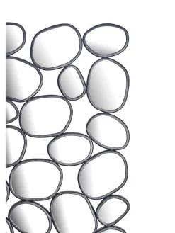 FineBuy Spiegel<Spiegel in Schwarz / Glas / 56x3x99