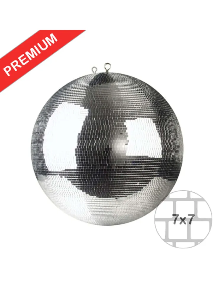 SATISFIRE Lichterketten & Dekobeleuchtung<Spiegelkugel Discokugel Mirrorball D: 30cm in silber