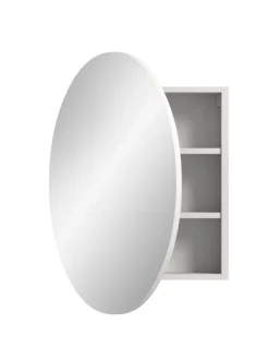 xonox.home Badmöbel|Badezimmermöbel<Spiegelschrank in weiß/weiß - (B) 70 x (H) 70 x (T) 18