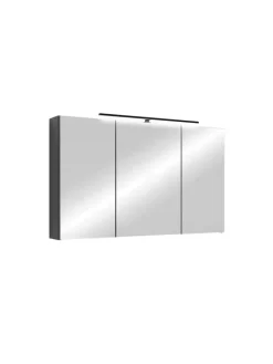 byLiving Badezimmermöbel<Spiegelschrank SPREE in anthrazit - B 100, H 60, T 20 cm