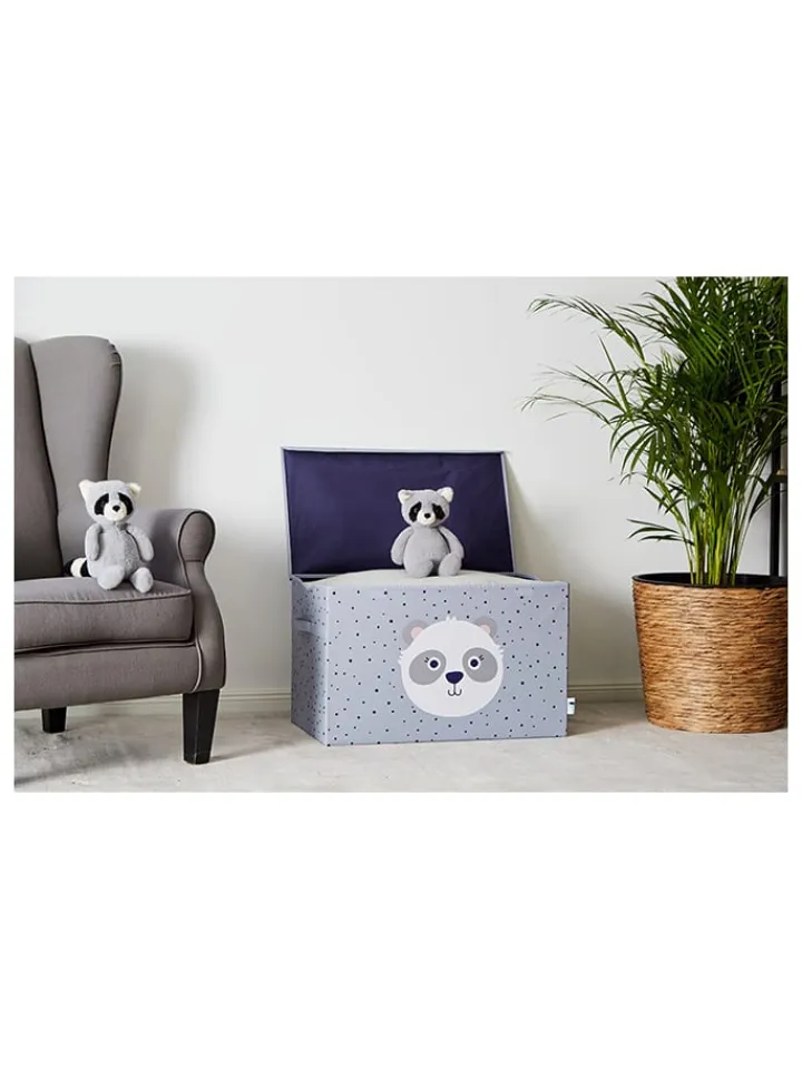 STORE IT Kisten & Körbe<Spielzeugtruhe "Panda" in Grau - (B)62 x (H)39 x (T)37,5 cm