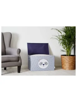 STORE IT Kisten & Körbe<Spielzeugtruhe "Panda" in Grau - (B)62 x (H)39 x (T)37,5 cm