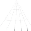 CHAKS Wohndekoration<Spinnennetz in Weiß/ Schwarz - (L)300 cm