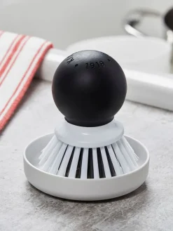 KitchenAid Putz- & Waschutensilien<Spülbürste in Weiß/ Schwarz - Ø 9 cm