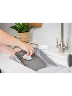 KitchenAid Putz- & Waschutensilien<Spülbürste in Weiß/ Schwarz - Ø 9 cm
