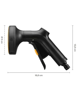 Fiskars Gartendekoration<Sprühpistole in Schwarz