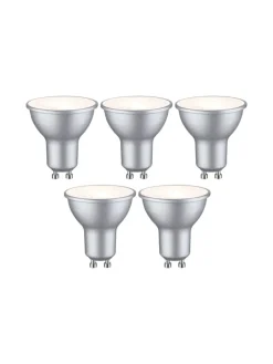 paulmann Leuchtmittel<Standard 230V LED Reflektor Reflektor GU10 460lm 4,9W 2700K Weißaluminium E