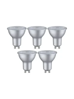 paulmann Leuchtmittel<Standard 230V LED Reflektor Reflektor GU10 460lm 4,9W 2700K Weißaluminium E