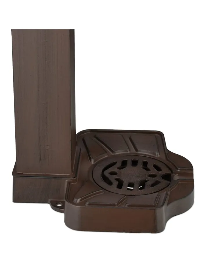 relaxdays Gartendekoration<Standbrunnen in Braun - (B)29 x (H)77 x (T)33,5 cm