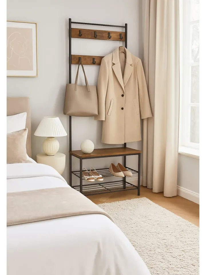 möbel-direkt Garderoben<Standgarderobe Mano in braun