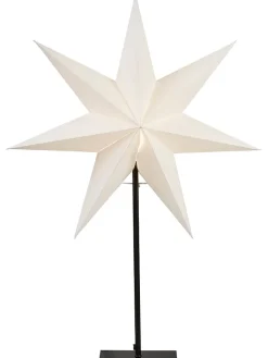 STAR Trading Stehleuchten<Standleuchte "Frozen" in Weiß- (B)52 x (H)80 cm