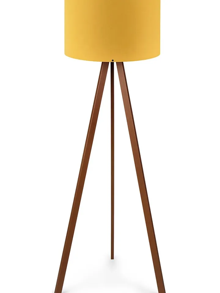 Evila Stehleuchten<Standleuchte "Ayd" in Gelb - (H)140 cm