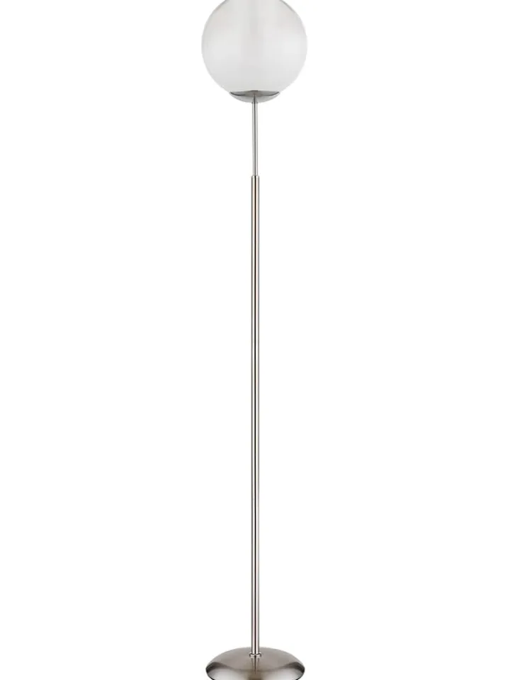 Globo lighting Stehleuchten<Standleuchte ''Barry'' in Silber - (H)154,5 x Ø 25 cm