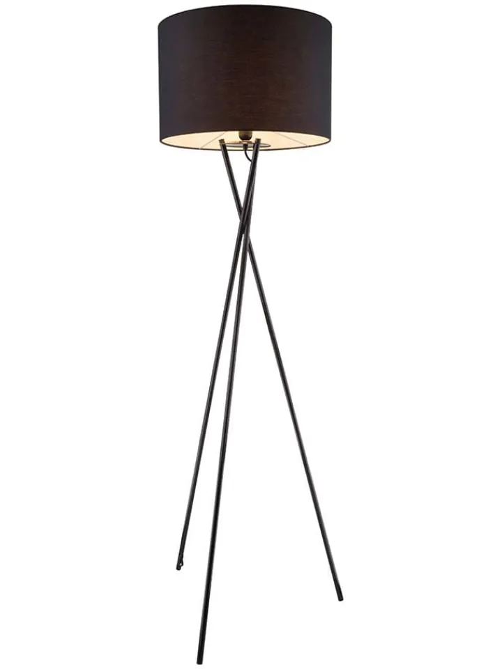 Globo lighting Stehleuchten<Standleuchte "Gustav" in Schwarz - (H)160 x Ø 62 cm