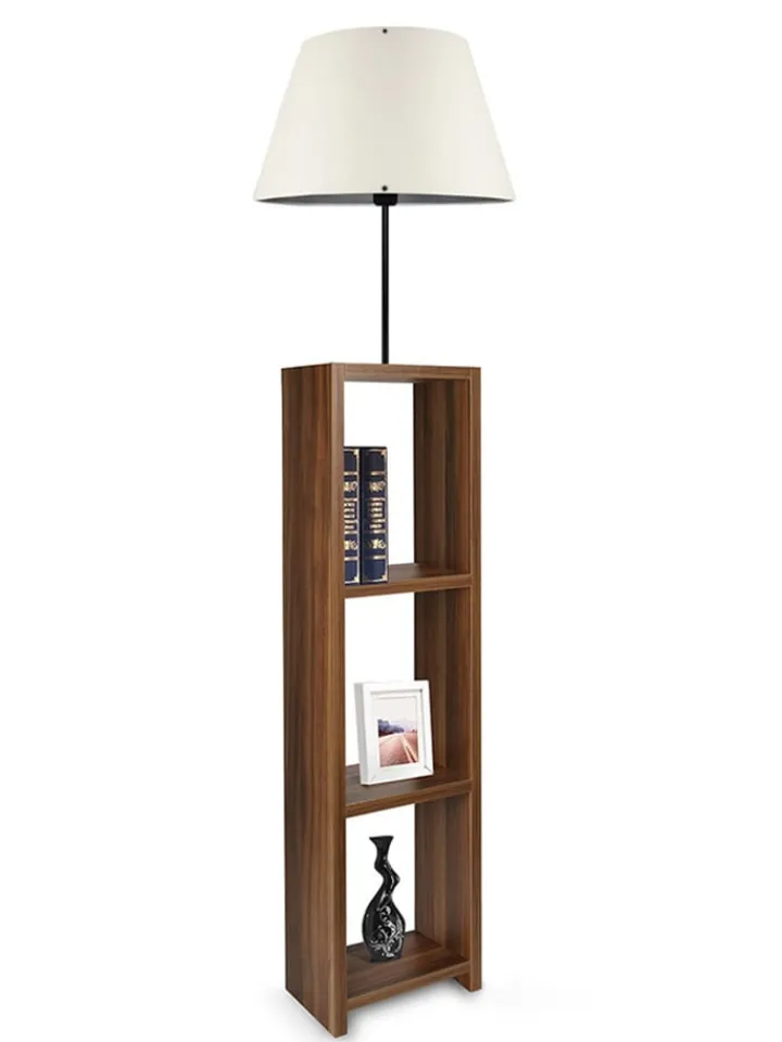 Opviq Stehleuchten<Standleuchte in Creme/ Braun - (H)150 cm