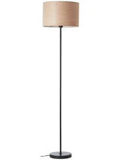 Brilliant Stehleuchten<Standleuchte in Hellbraun/ Schwarz - (H)161,5 x Ø 38 cm