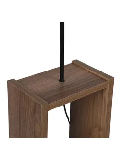 ABERTO DESIGN Stehleuchten<Standleuchte in Hellbraun/ Beige - (H)150 x Ø 38 cm