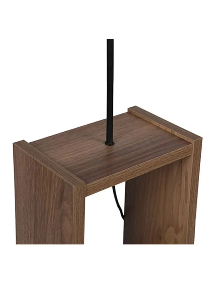 ABERTO DESIGN Stehleuchten<Standleuchte in Hellbraun/ Beige - (H)150 x Ø 38 cm