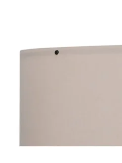 ABERTO DESIGN Stehleuchten<Standleuchte in Hellbraun/ Beige - (H)150 x Ø 38 cm