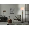 näve Stehleuchten<Standleuchte in Schwarz/ Braun/ Grau - (H)155 x Ø 38 cm