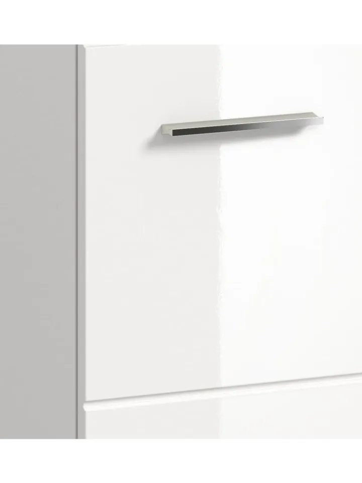 xonox.home Badezimmermöbel|Badmöbel<Standschrank in Weiß/Weiß Hochglanz - (B) 30 x (H) 80 x (T) 30