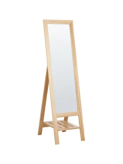 Beliani Spiegel<Standspiegel LUISANT in Braun - (W) 40 x (H) 145 x (L) 52 cm