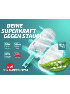 Leifheit Weitere Haushaltshelfer<Staubwedel "Superduster" in Türkis/ Weiß