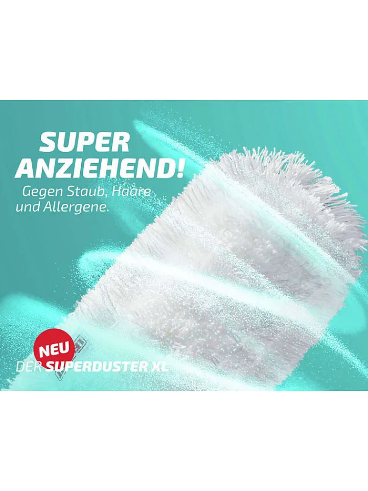 Leifheit Weitere Haushaltshelfer<Staubwedel "Superduster XL" in Türkis/ Weiß